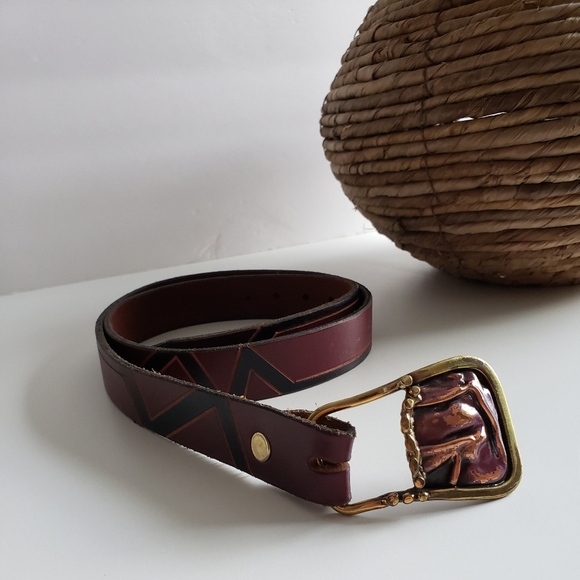 Accessories - Vintage Boho Western leather belt